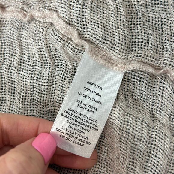 Magaschoni Linen Kimono Sweater Jacket Linen Cardigan Long Open Knit Lightweight - Picture 12 of 16